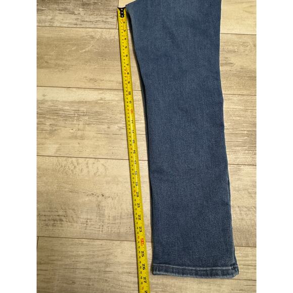 Kancan Ophelia High Rise True Straight Leg Jeans 13 / 30 Light Wash - Picture 5 of 6